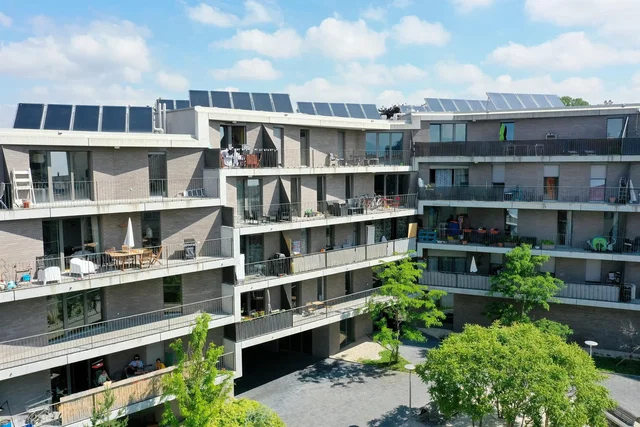 Casa e arredores; vista