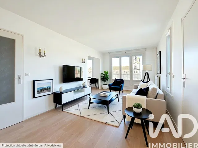 Soggiorno; luce naturale, stile moderno, pavimento in legno