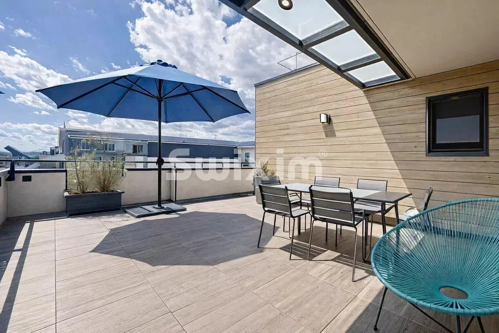 Terrasse; blick, fliesenboden