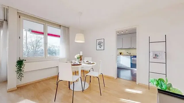 Jídelna; přirozené světlo, moderní styl