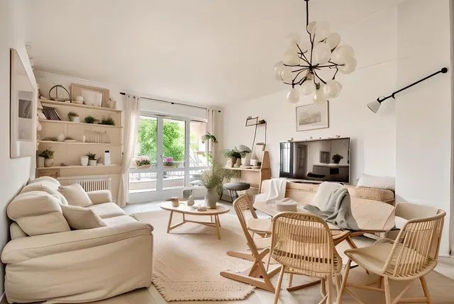 Wohnzimmer; tageslicht, moderner stil, blick