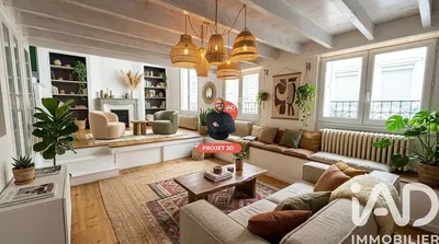 Дневна соба; камин, природно светло, модерни стил