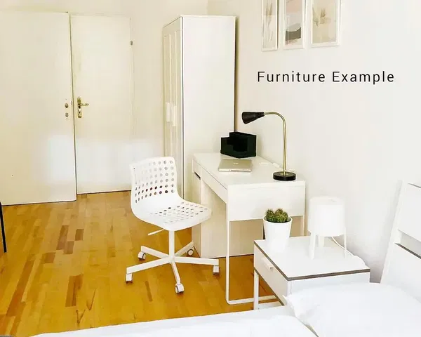 Quarto; chão de madeira, estilo moderno, luz natural