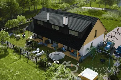 Haus und umgebung; blick, tageslicht