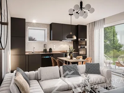 Woonkamer; uitzicht, moderne stijl, natuurlijk licht