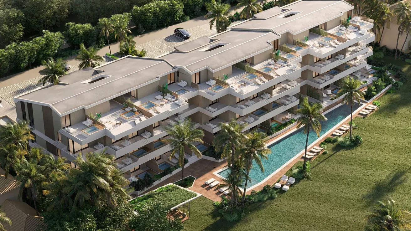 Maison et environs; vue