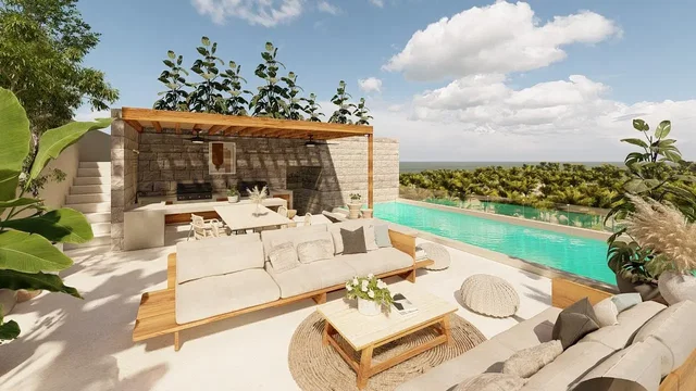 Terrazza; vista, luce naturale