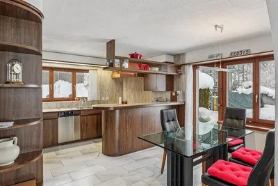 Küche; blick, fliesenboden