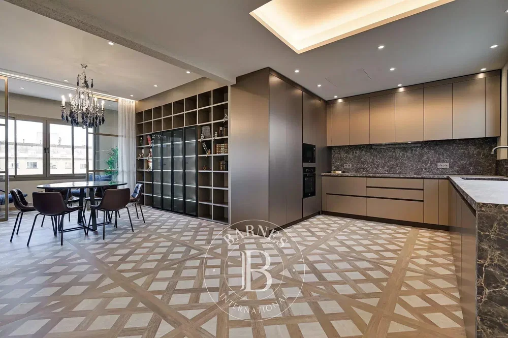 Mutfak; manzara, modern stil, tadilatlı