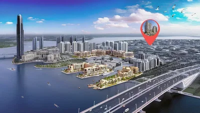 Maison et environs; vue