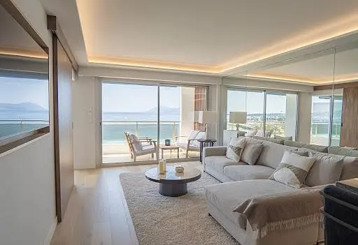 غرفة معيشة; إطلالة, ضوء طبيعي, أسلوب عصري