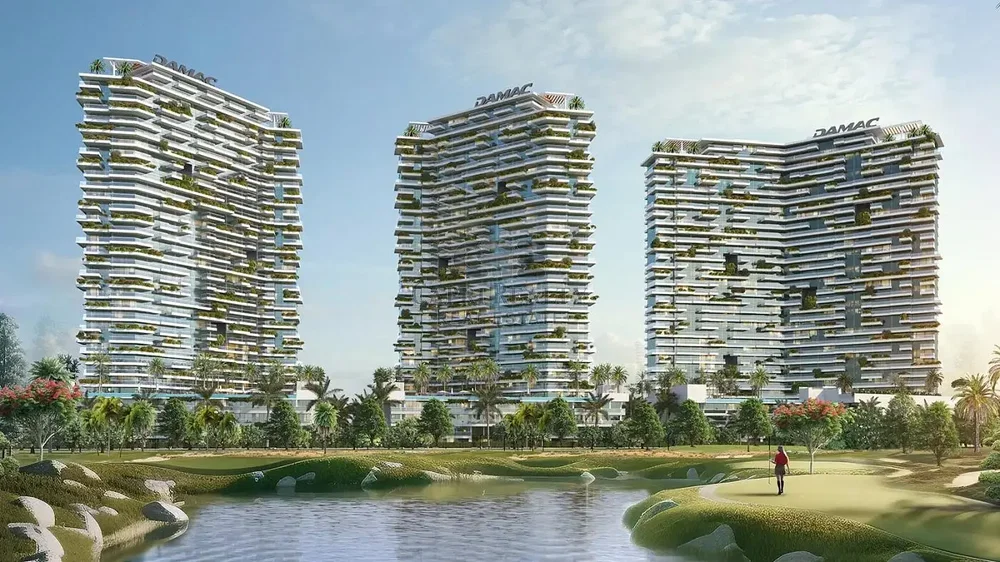 Maison et environs; vue