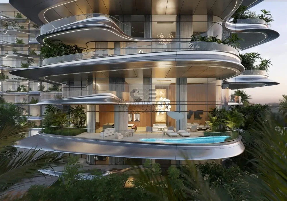 Maison et environs; vue