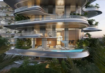 Maison et environs; vue