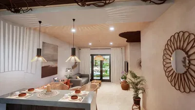 Salon; lumière naturelle, style moderne