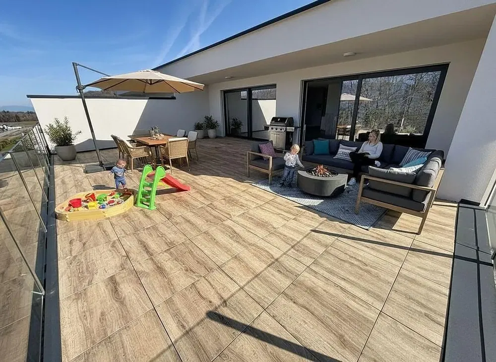 Terrasse; blick, tageslicht