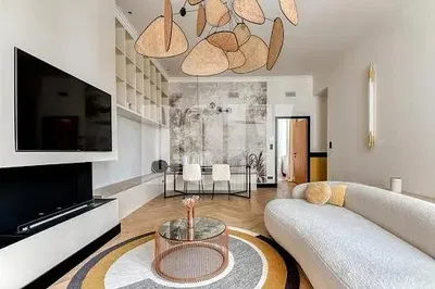 Dnevna soba; prirodno svjetlo, moderni stil