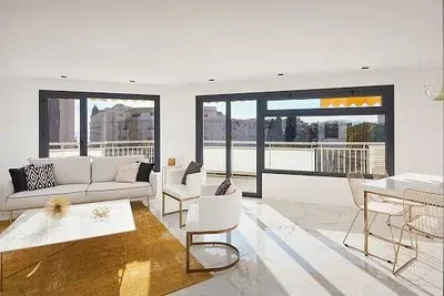 Oturma odası; manzara, doğal ışık, modern stil