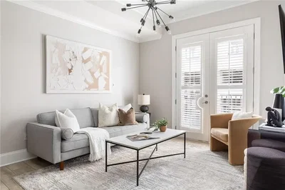 Oturma odası; doğal ışık, modern stil