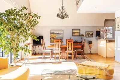 Salon; lumière naturelle, style moderne