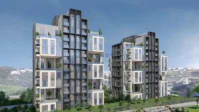 Kuća i okolina; pogled