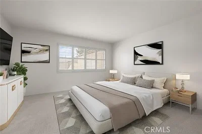 Yatak odası; doğal ışık, modern stil