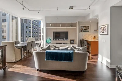 Oturma odası; manzara, doğal ışık, modern stil