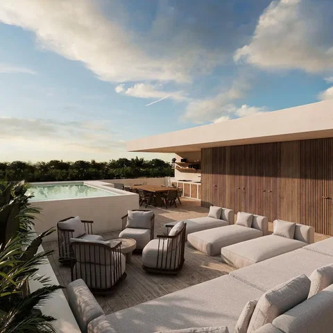 Terrasse; vue, lumière naturelle