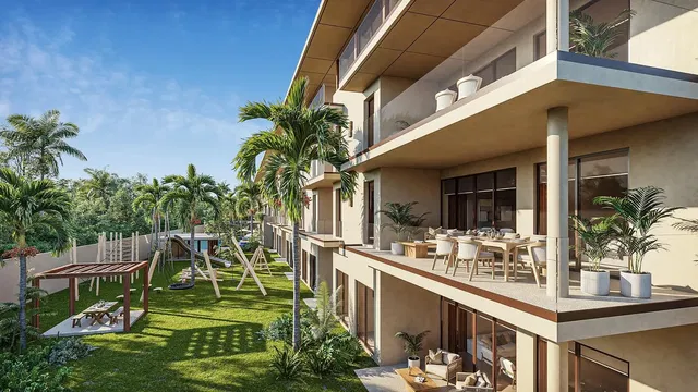 Casa y alrededores; vista