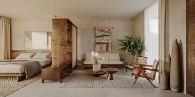 Oturma odası; doğal ışık, rustik stil, ahşap zemin