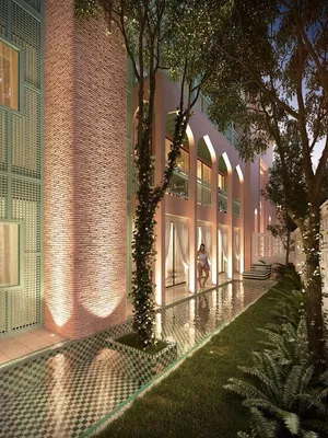 Casa y alrededores; vista, luz natural