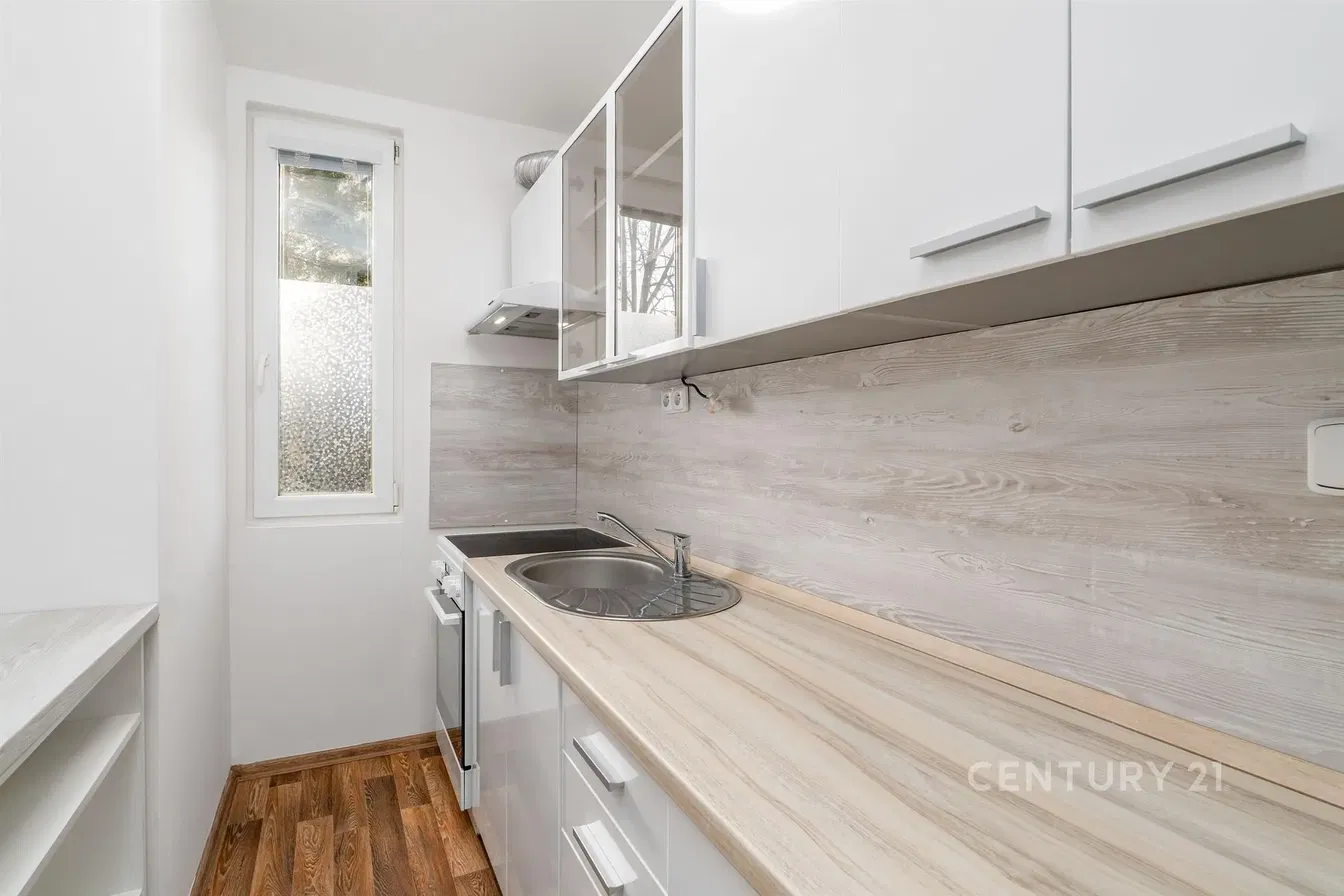 Küche; küchengeräte, renoviert, tageslicht