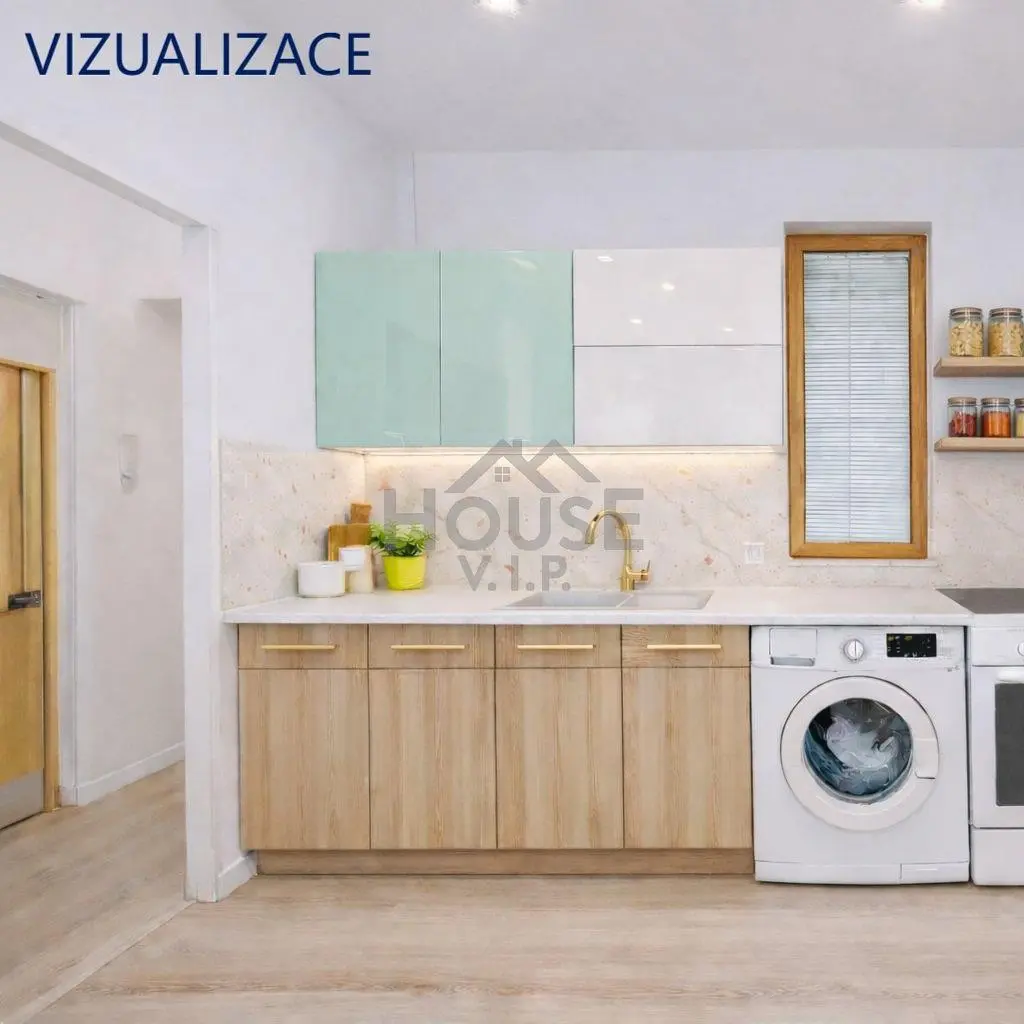 Mutfak; mutfak aletleri, doğal ışık, modern stil, tadilatlı