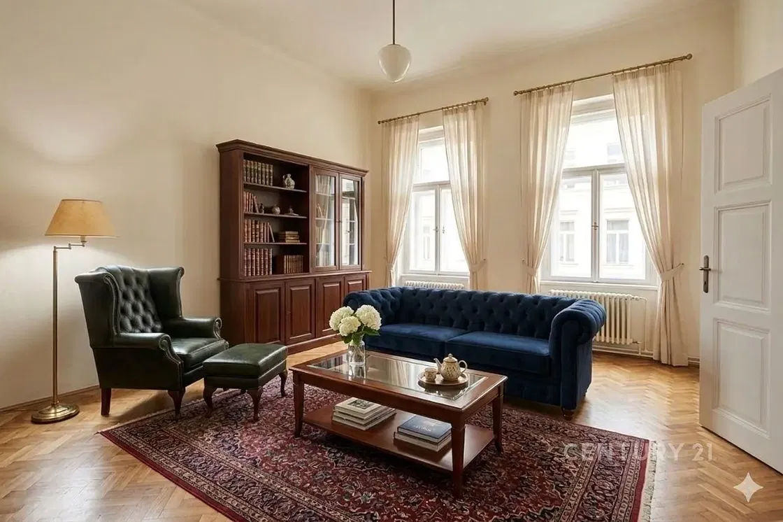 Wohnzimmer; tageslicht, holzboden, rustikaler stil