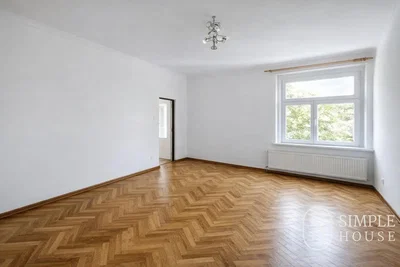Wohnzimmer; holzboden, tageslicht, blick