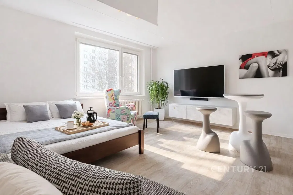 Quarto; luz natural, estilo moderno