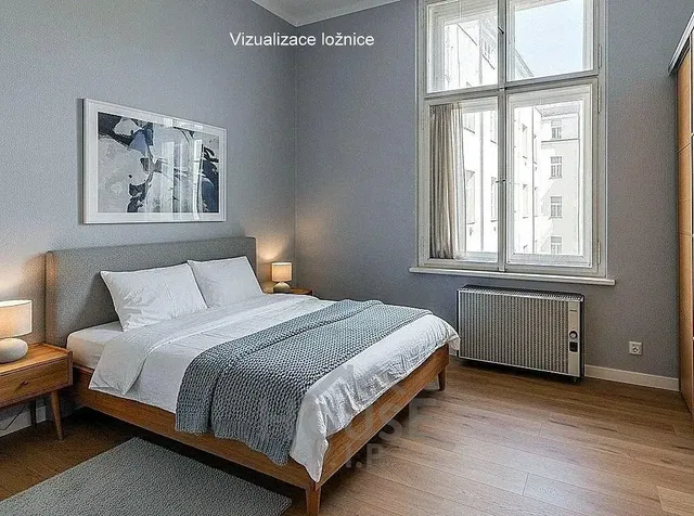 Bedroom; wood floor, natural light, modern style