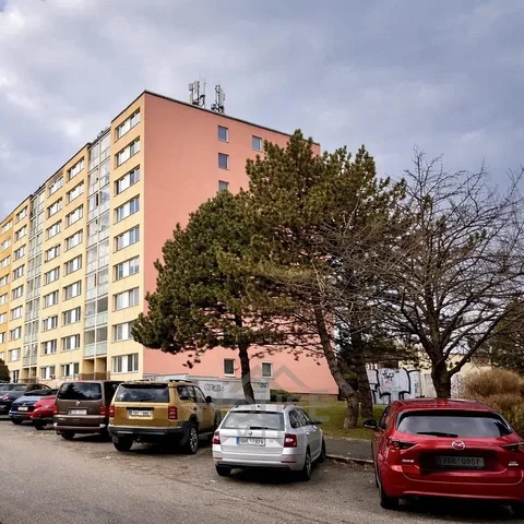 House and surroundings; view