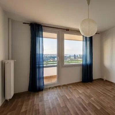 Salon; vue, parquet, lumière naturelle