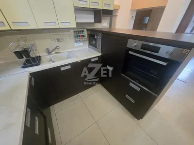Mutfak; mutfak aletleri, fayans zemin, tadilatlı