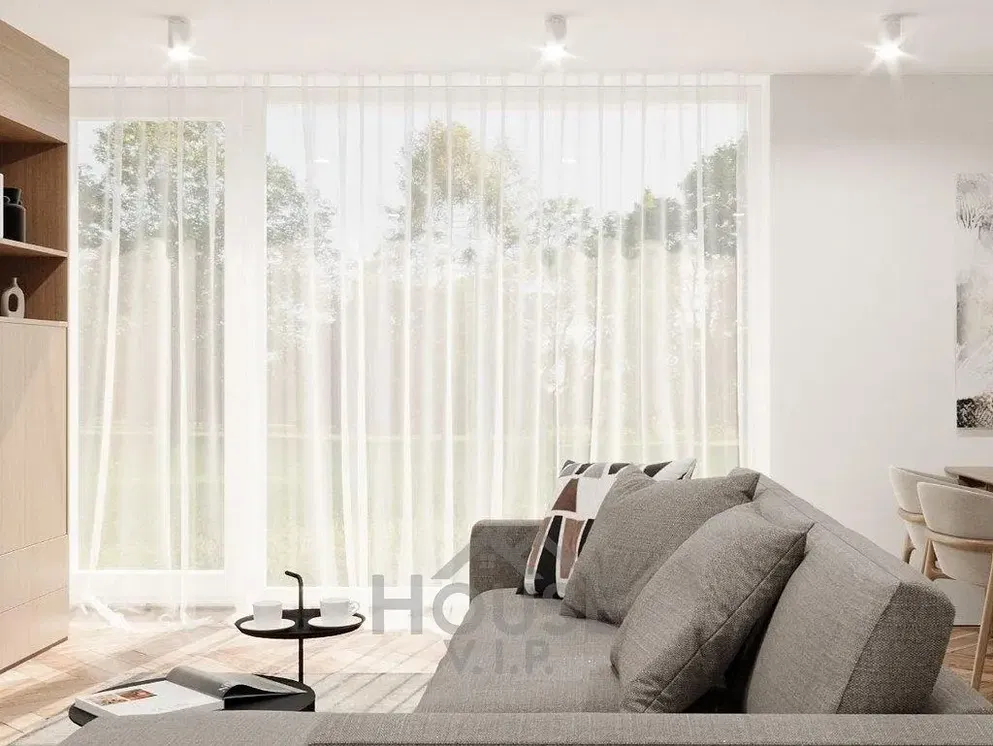 Salon; lumière naturelle, vue, style moderne