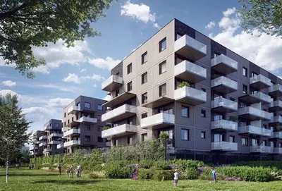 Maison et environs; vue