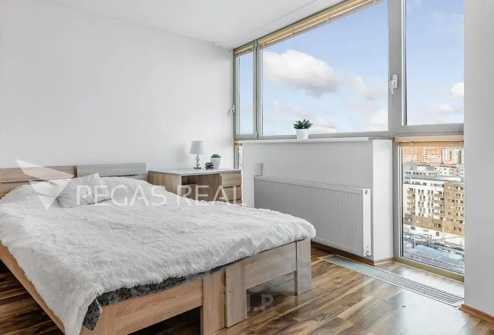 Schlafzimmer; blick, holzboden, tageslicht