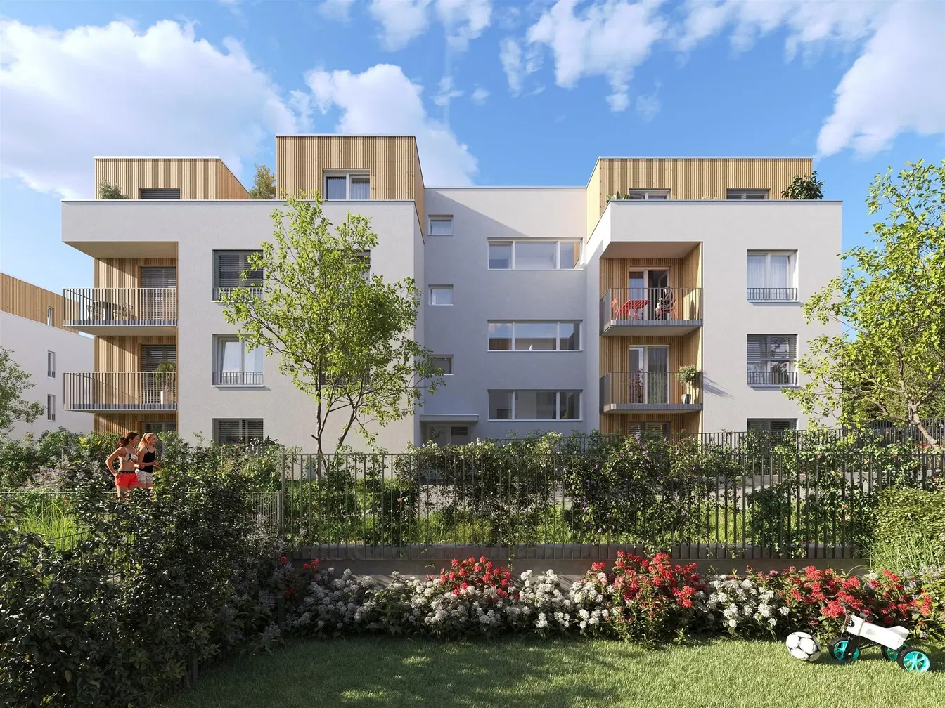 Casa e arredores; vista