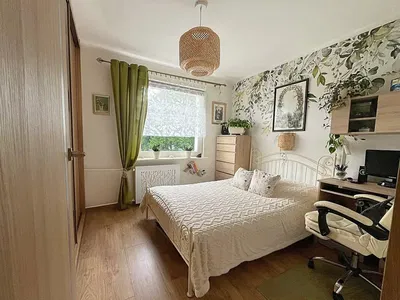 Chambre; lumière naturelle, style moderne