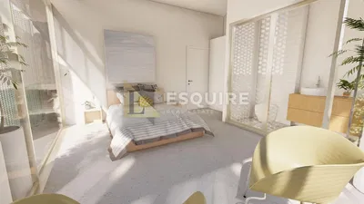 Спаваћа соба; природно светло, модерни стил