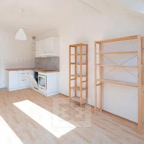 Kuhinja; kućanski aparati, drveni pod, prirodna svjetlost, moderan stil