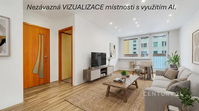 Salon; vue, parquet, lumière naturelle, style moderne