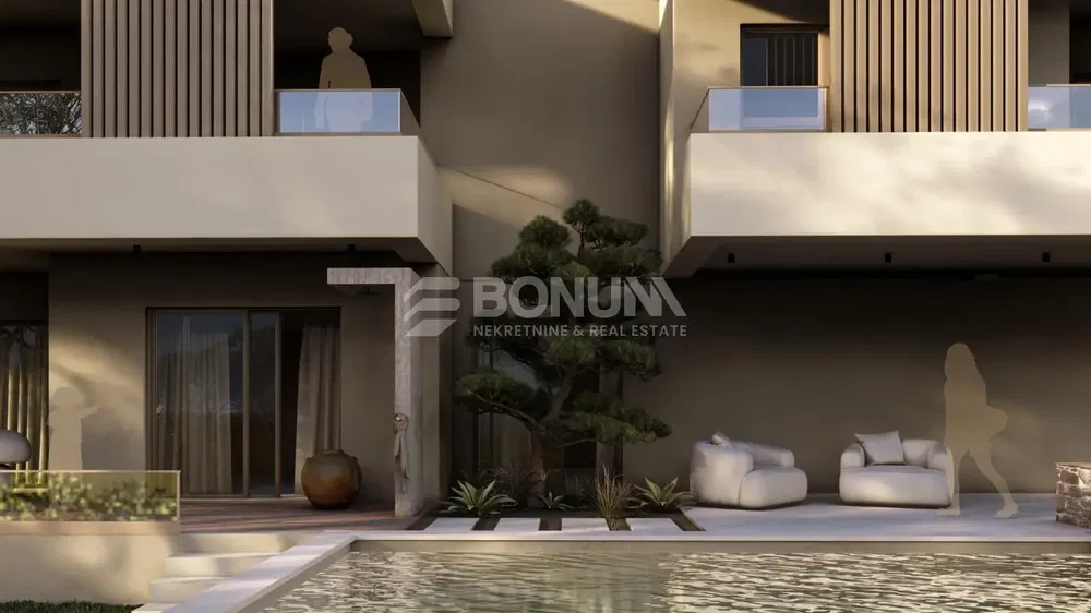 Haus und umgebung; blick, tageslicht, moderner stil