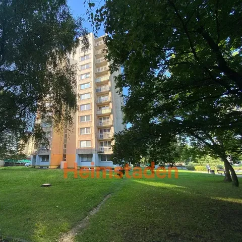 House and surroundings; view